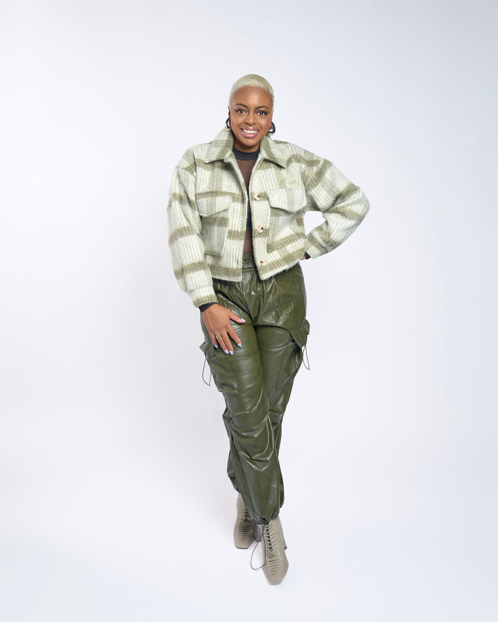 PLAID JACKET – Gymini